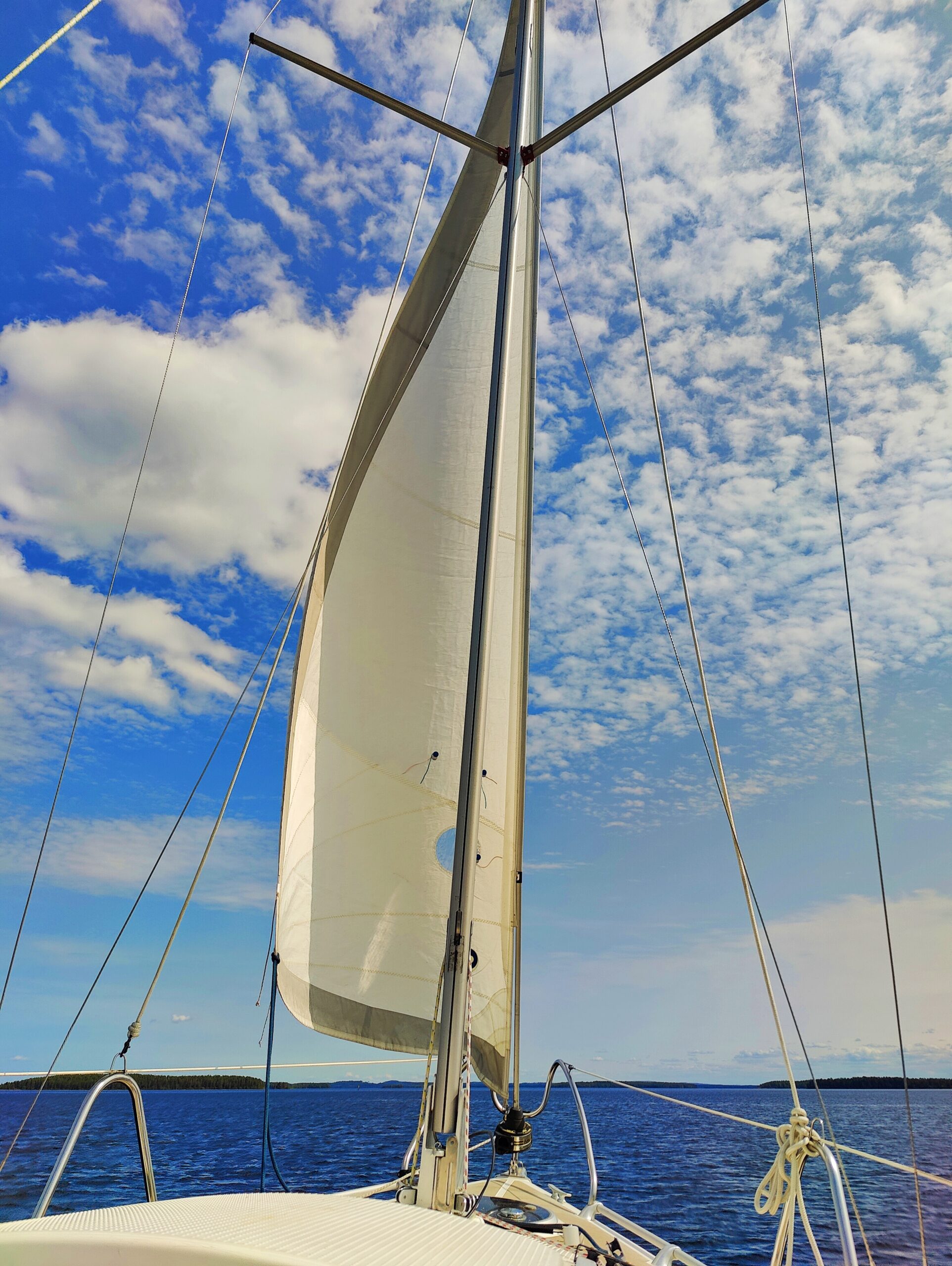 Tiskaushetki retkipurjehduksella